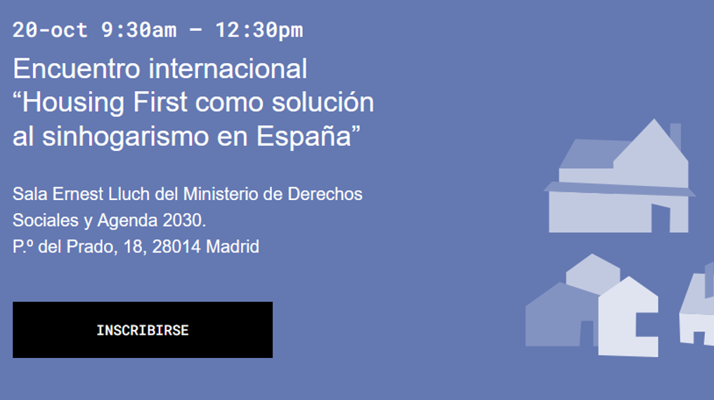 Juan Ángel Martín participa como ponente en el Encuentro internacional “Housing First como solución al sinhogarismo en España” 